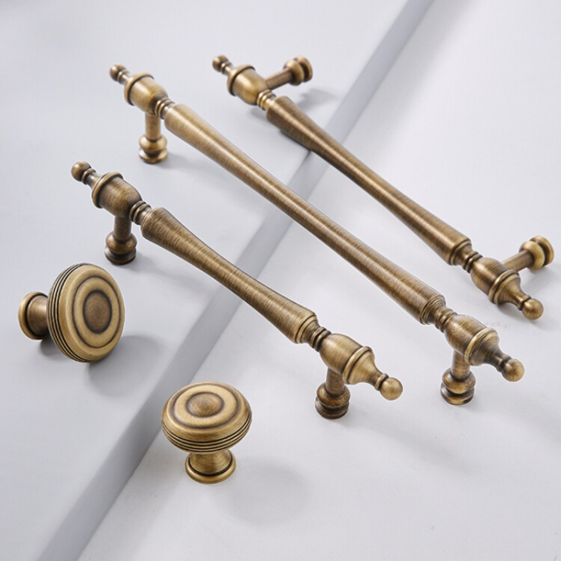 Furniture Hardware High End - Poignée d'armoire en laiton, poignée de
