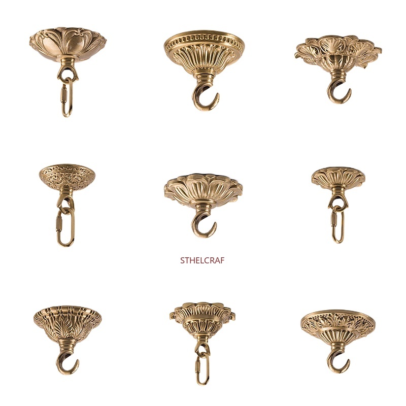 Furniture Hardware High End - 1 pièce Crochet en laiton haut