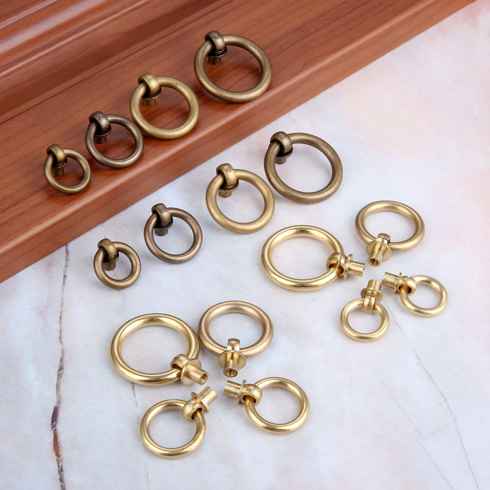 Vintage Furniture Hardware Pulls - Poignée de meuble en laiton Antique,