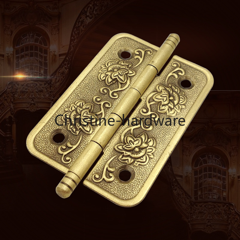 Furniture Hardware Types - Charnières robustes en laiton massif, 2