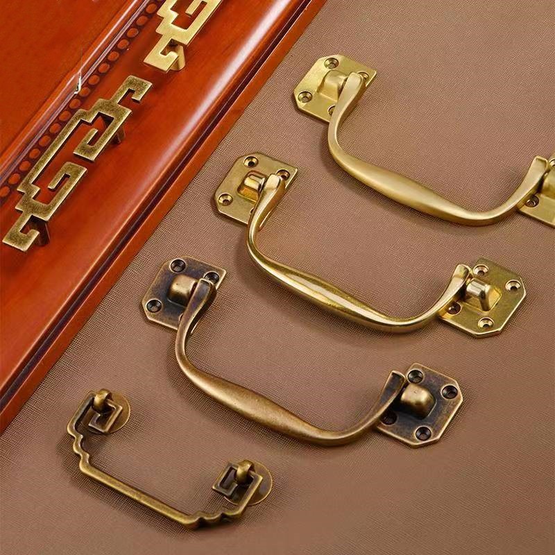 Vintage Furniture Hardware Pulls - Poignée de porte en laiton massif