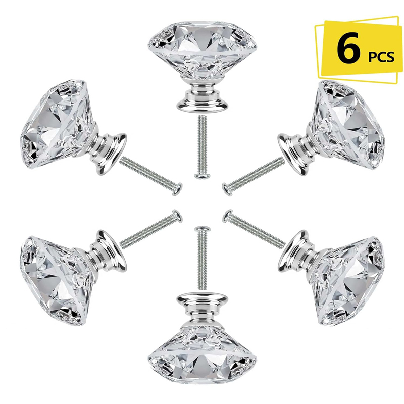 Furniture Hardware Screws - Lot de 6 boutons de meuble