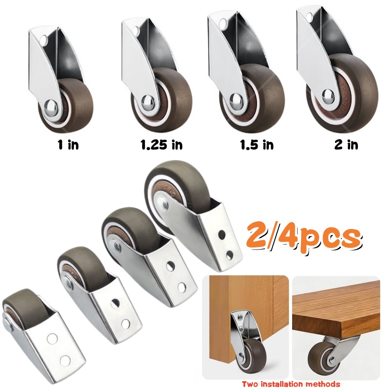 Furniture Hardware Types - 2/4 pièces Nouvelles roues de support
