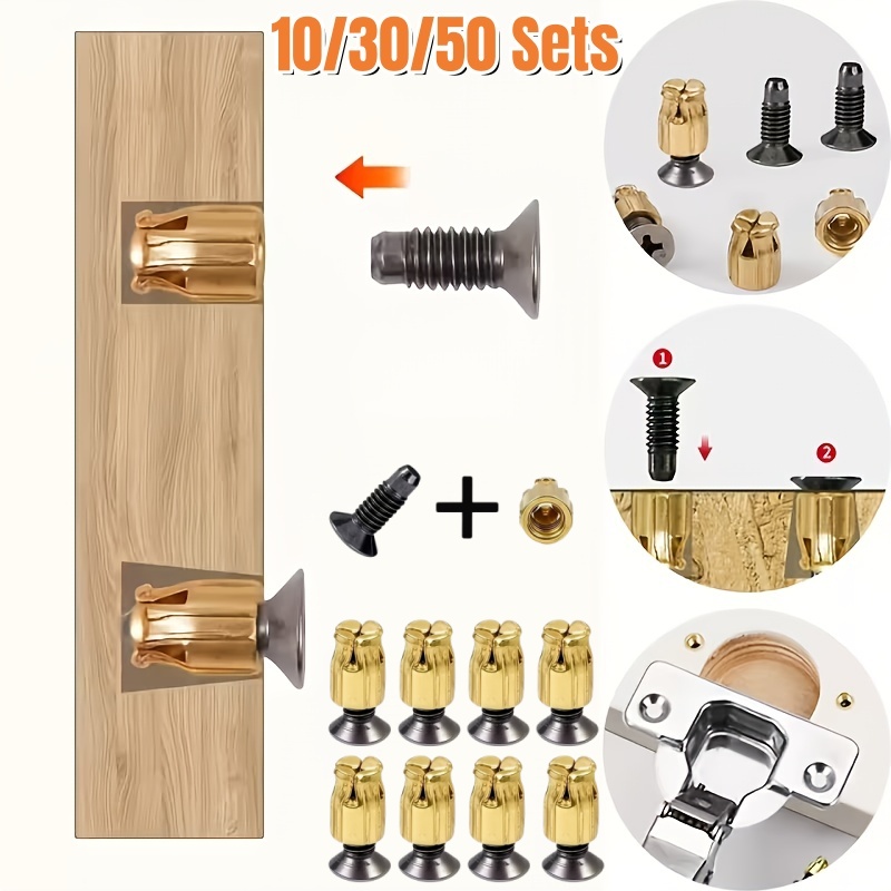 Cabinet Hinge Overlay - 10/30/50 Kits d'inserts de réparation de