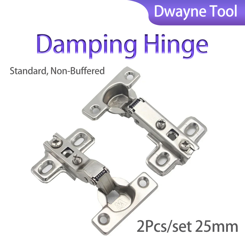 Cabinet Hinge Overlay - Charnières d'amortissement 2 pièces/ensemble 25mm, superposition