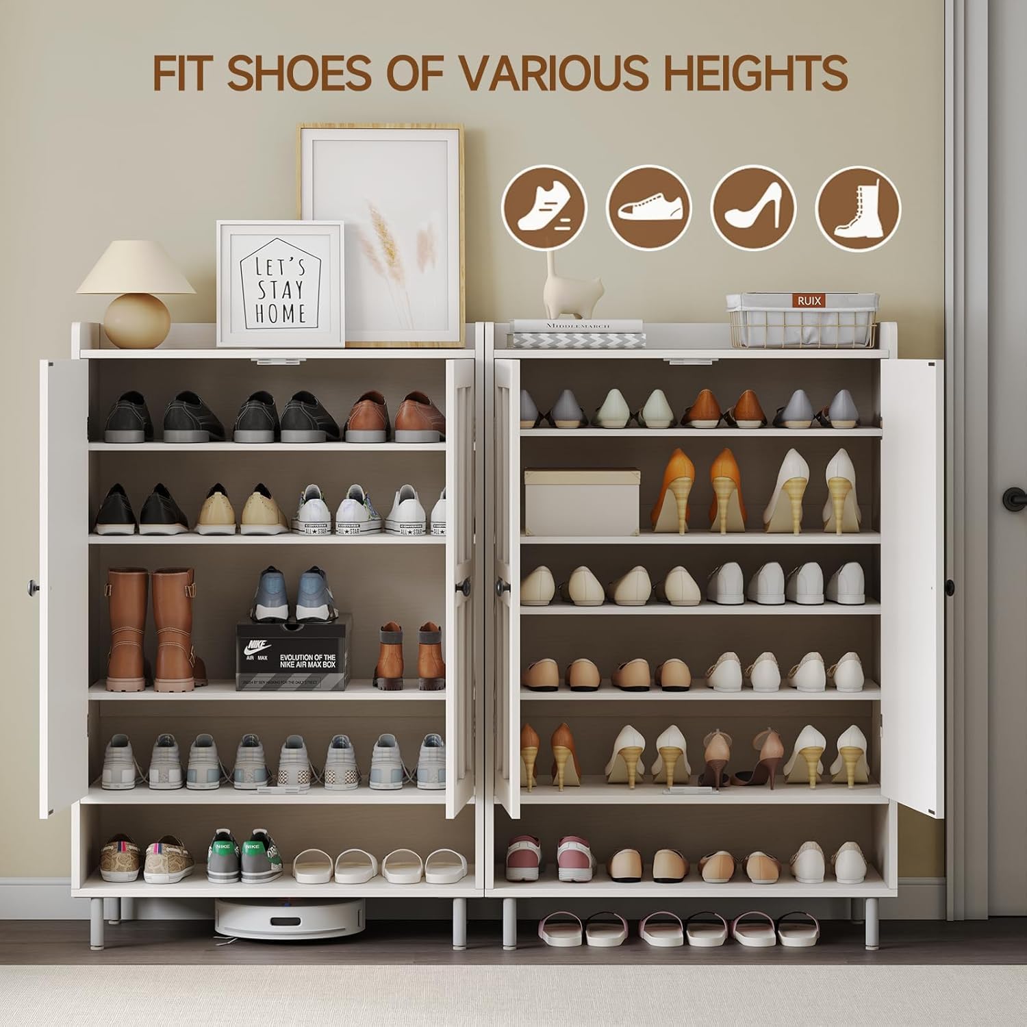 Meuble de rangement à chaussur - Cabinet Hinge Overlay avis et prix