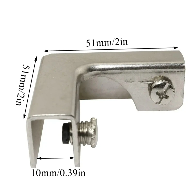 Clip de fixation de verre de t - Furniture Hardware Types avis et prix