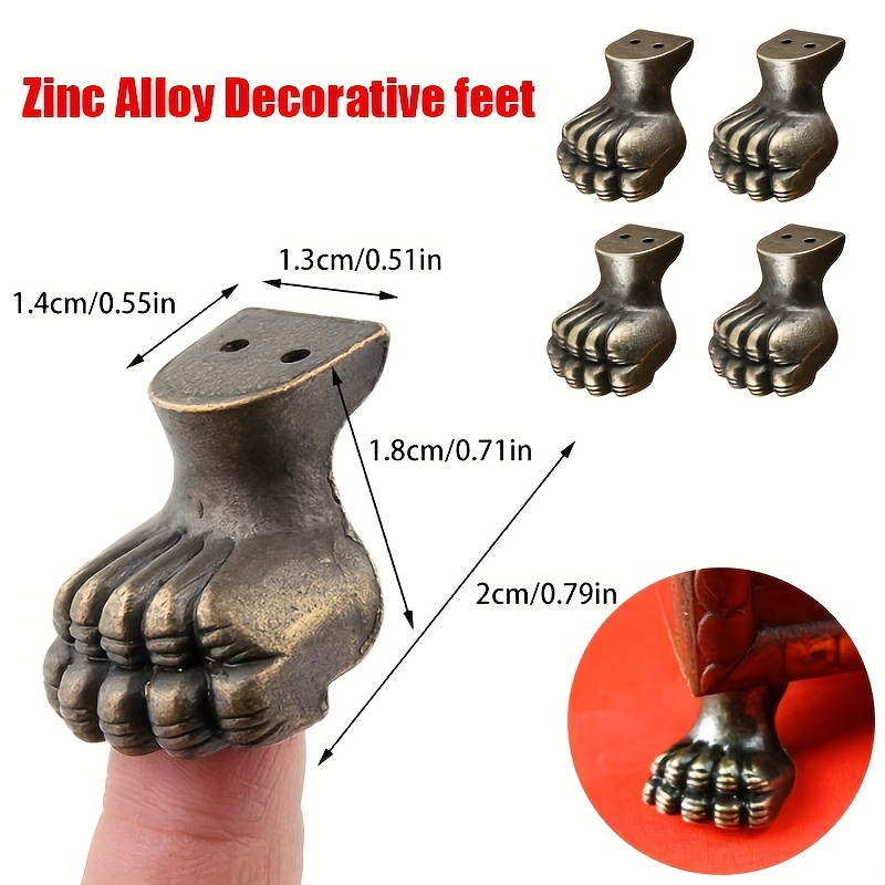 8 pièces de pieds décoratifs a - Cabinet Hinge Overlay avis et prix