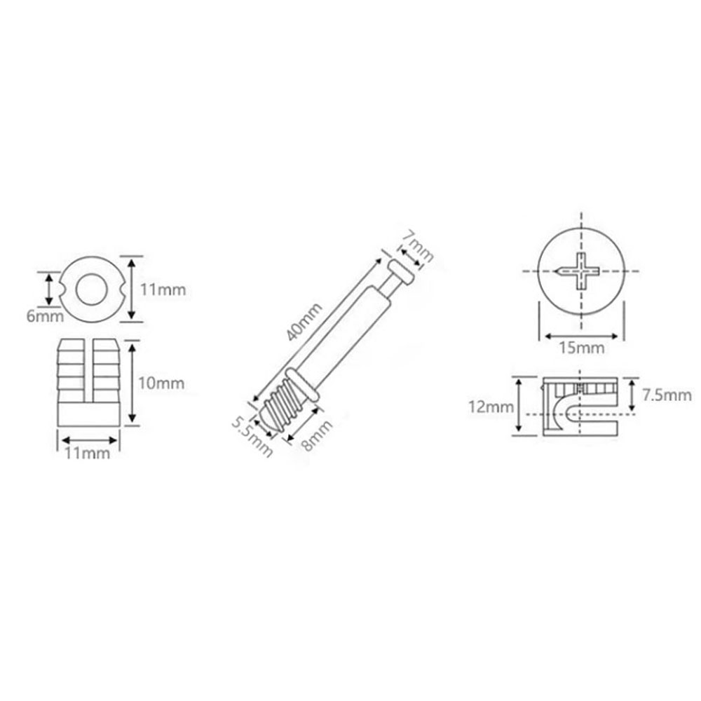 Kit de quincaillerie de connex - Furniture Hardware Screws avis et prix
