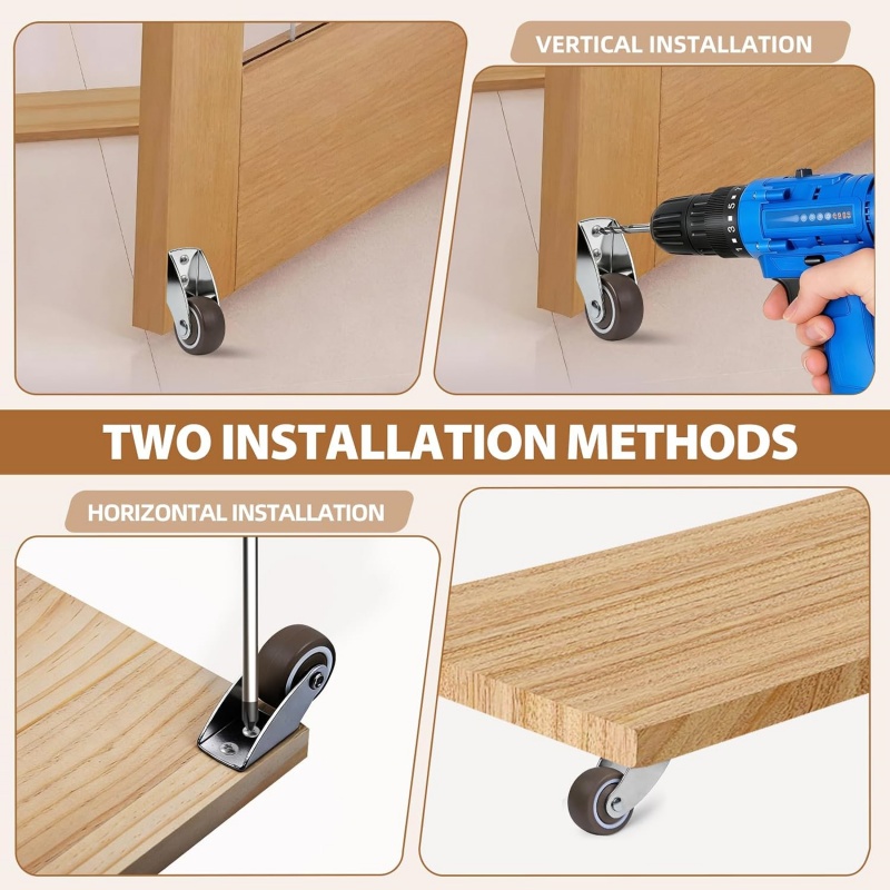 2/4 pièces Nouvelles roues de  - Furniture Hardware Types avis et prix