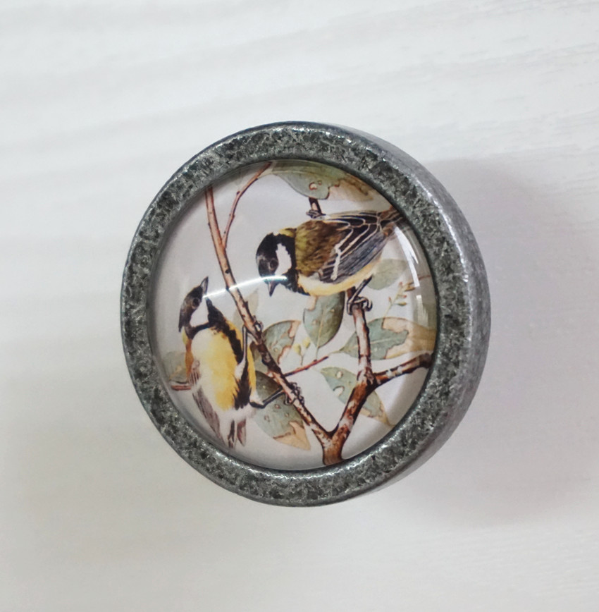 Two Birds--Poignées de tiroir, - Vintage Furniture Hardware Pulls avis et prix