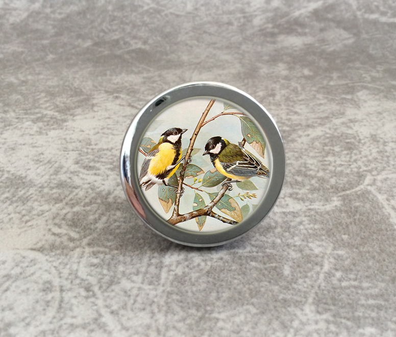 Two Birds--Poignées de tiroir, - Vintage Furniture Hardware Pulls avis et prix