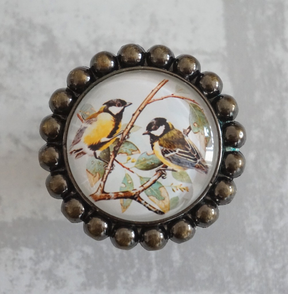 Two Birds--Poignées de tiroir, - Vintage Furniture Hardware Pulls avis et prix