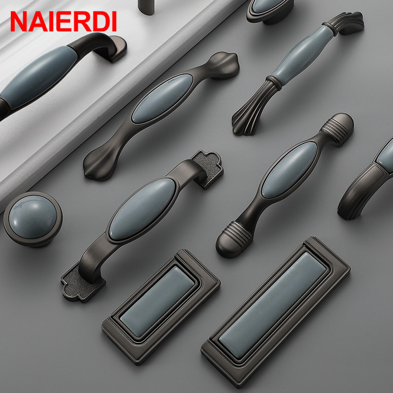 NAIERDI boutons d'armoire en c - Vintage Furniture Hardware Pulls avis et prix